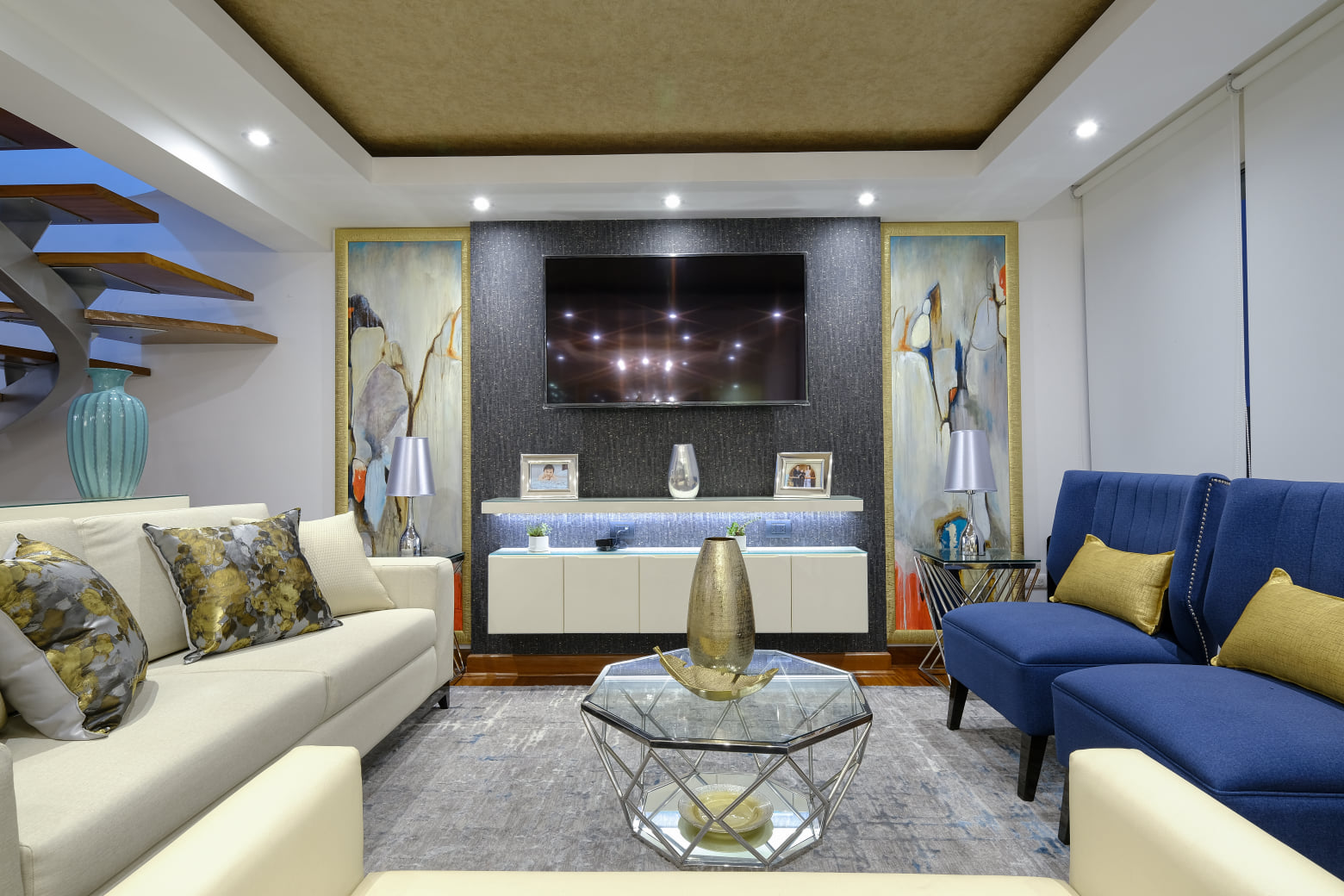 La sala que se muestra a... - Carla Castro Diseño Interior