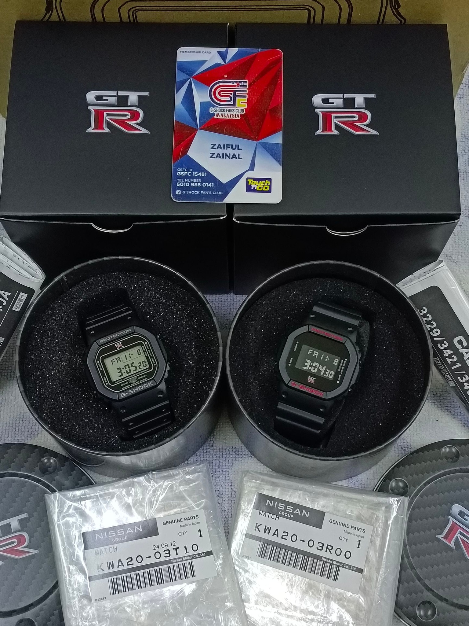 NISSAN MOTOR CO. LTD OFFICIAL COLLABORATION WITH G-SHOCK NISSAN GT 