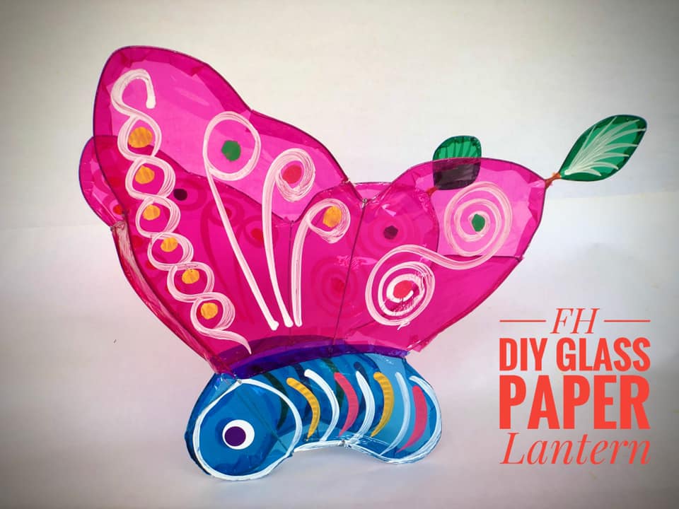 Mid- Autumn Festival Diy Glass Paper Lantern