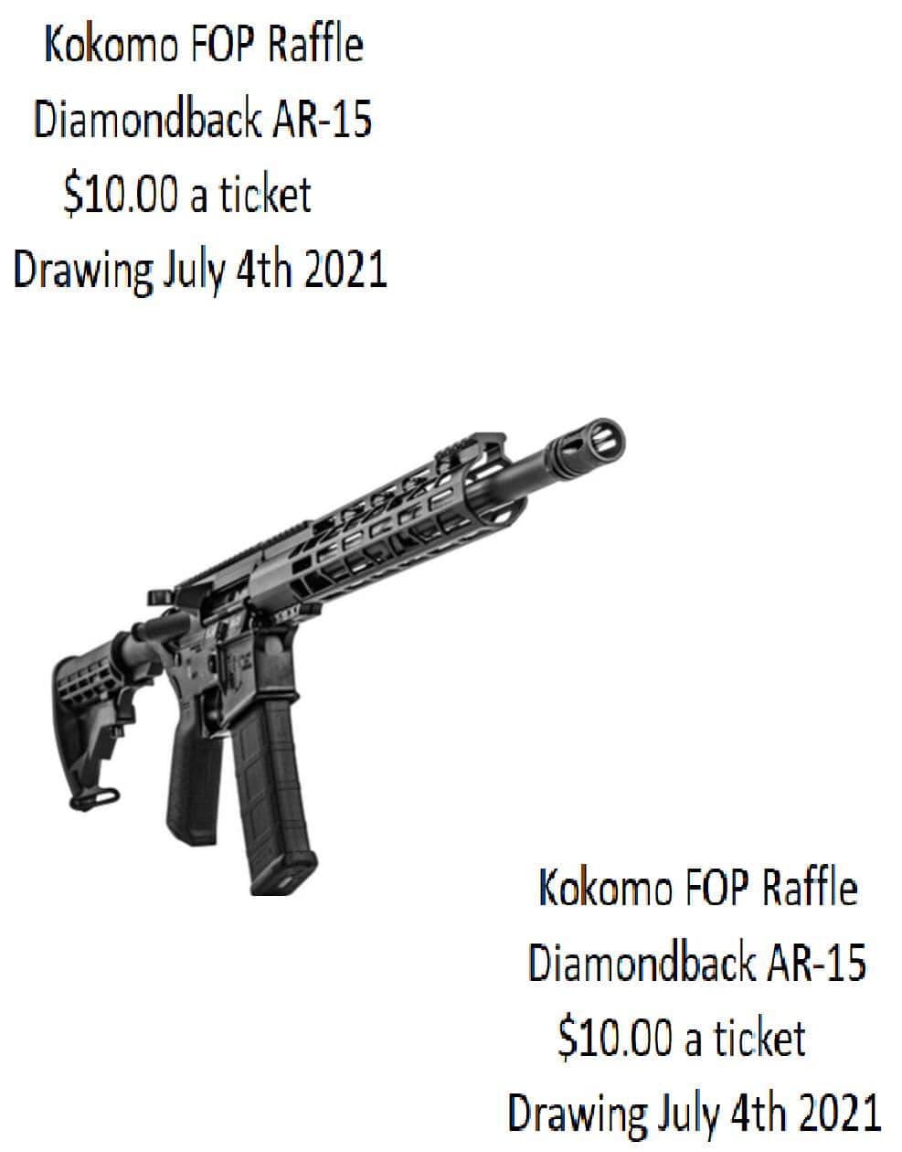 Kokomo FOP - The gun raffle drawing will take place today... | Facebook