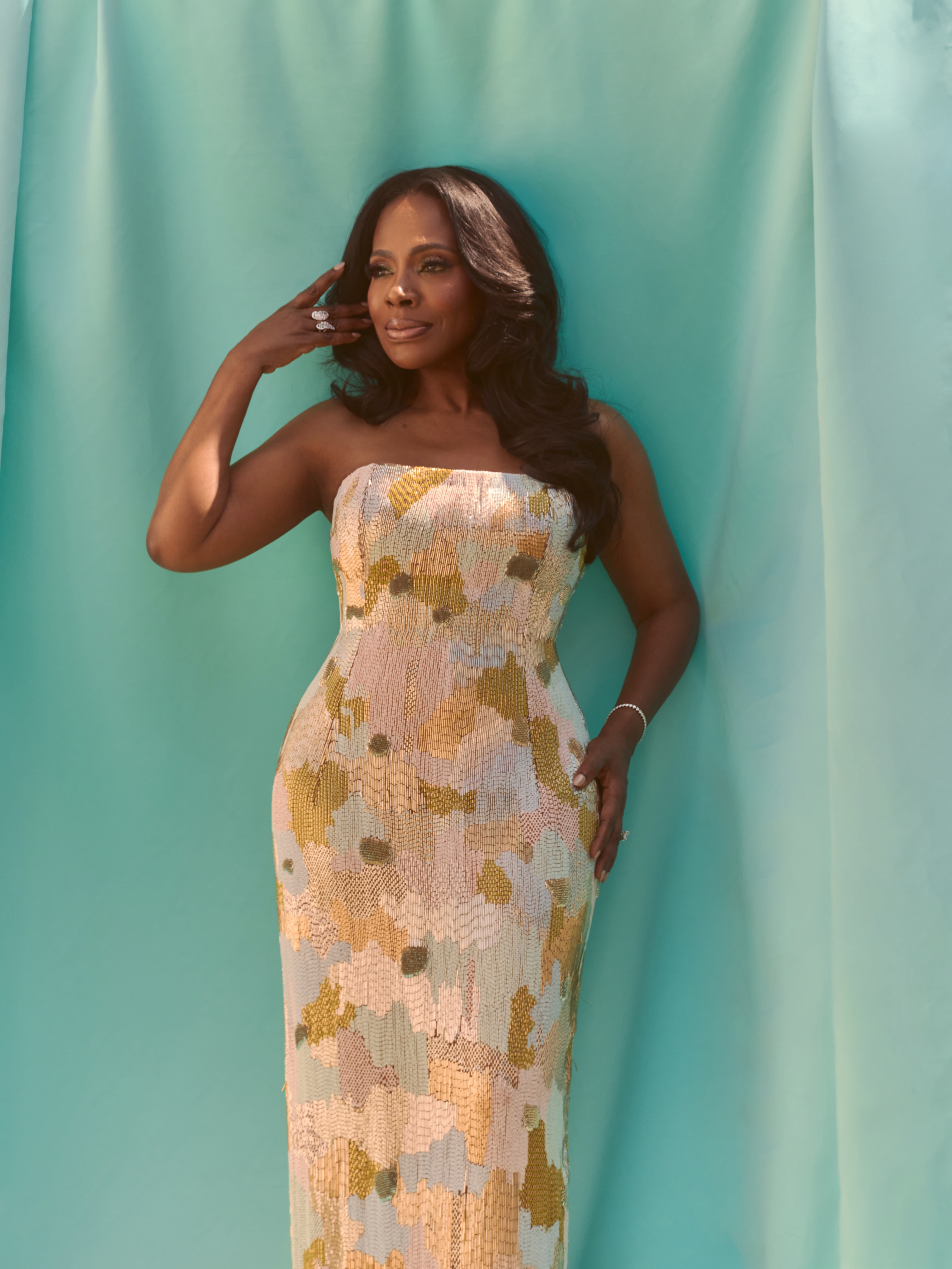Sheryl Lee Ralph's Emmy look by Sergio Hudson and De Beers