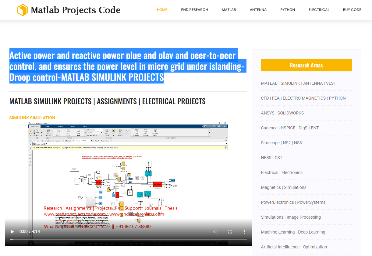 Active power and reactive power... - Matlab Research projects | Facebook