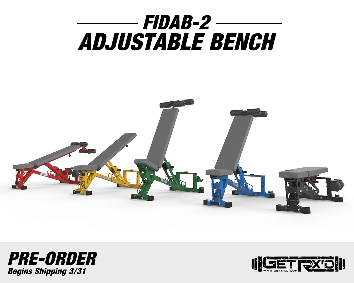 Get Rxd - 💥 NEW at Get RX'd: FIDAB-2 Adjustable Bench,...