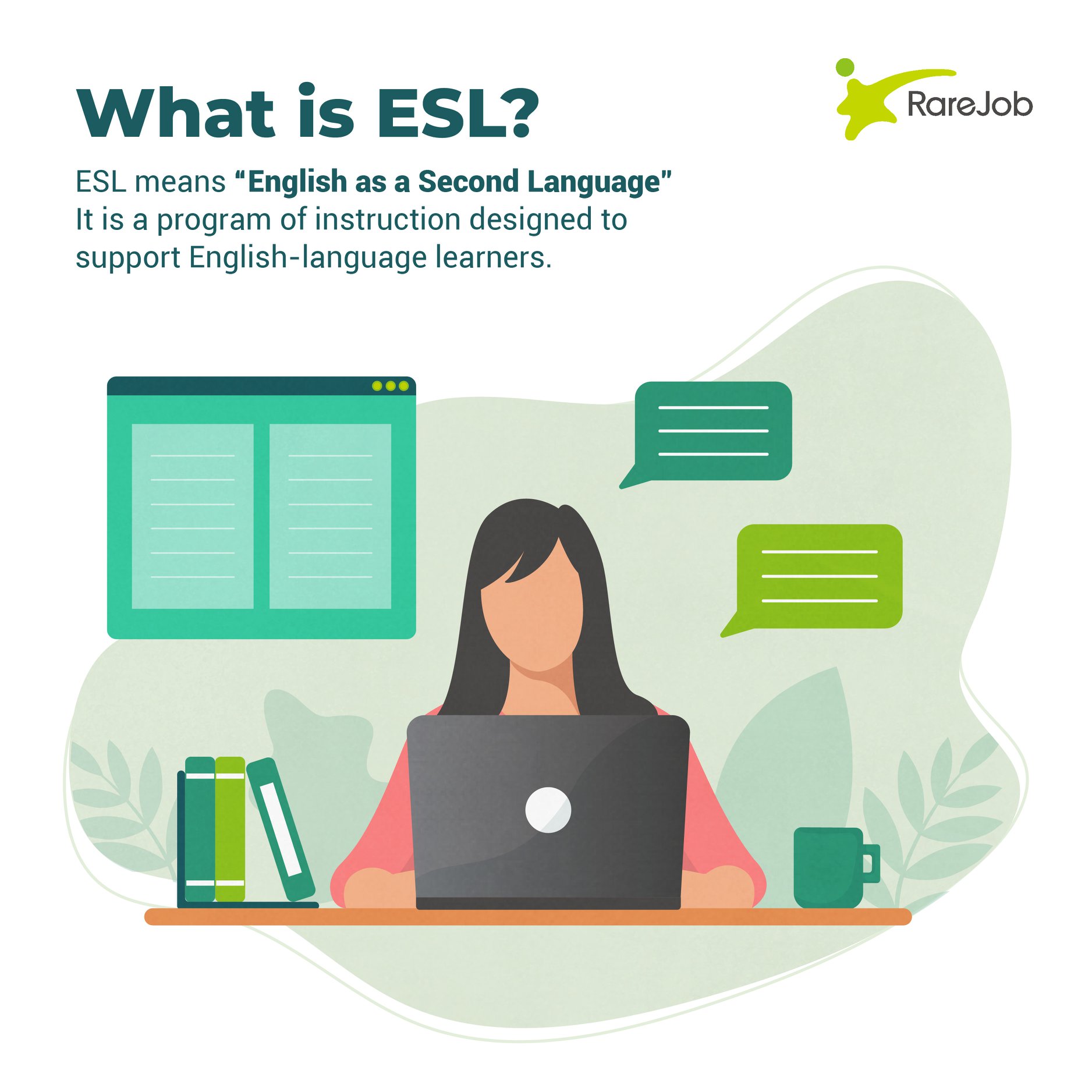 Not quite sure what ESL means?... - RareJob Online Tutorial