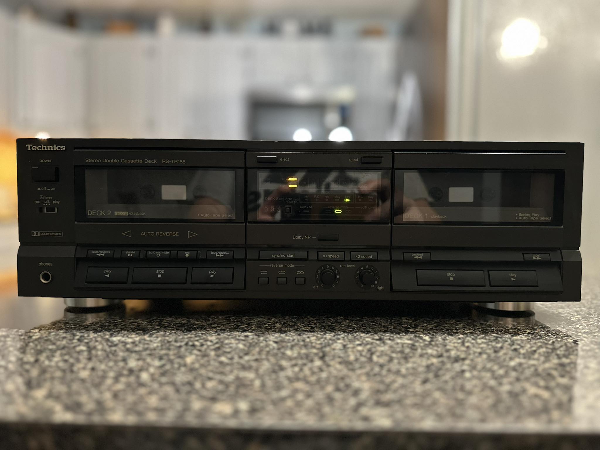 Yesterday I scored this beautiful Technics RS-B66W with DBX. Gears