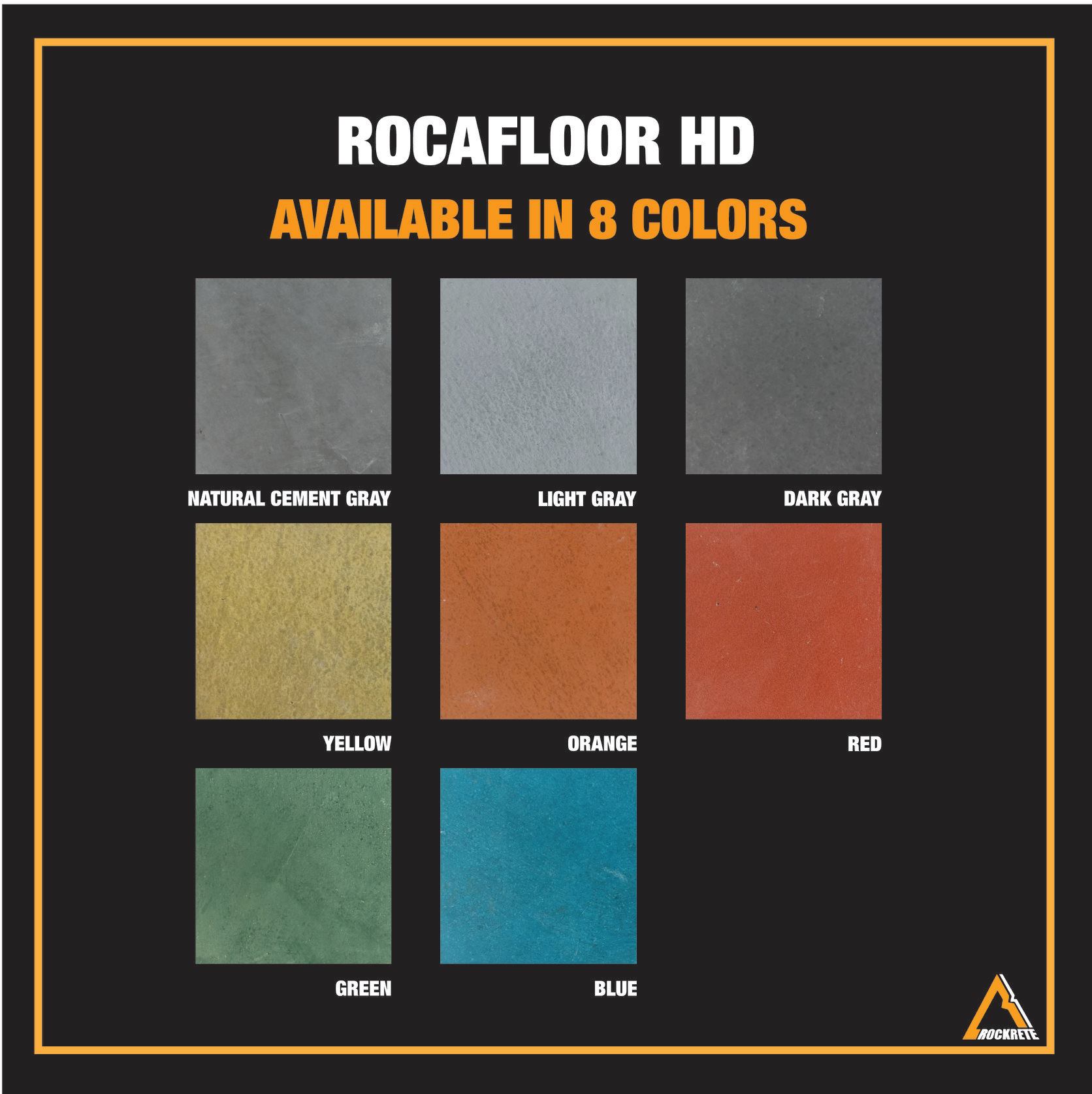 Rocafloor HD มีให้เลือกถืง 8เฉดสี... - Rockrete Construction