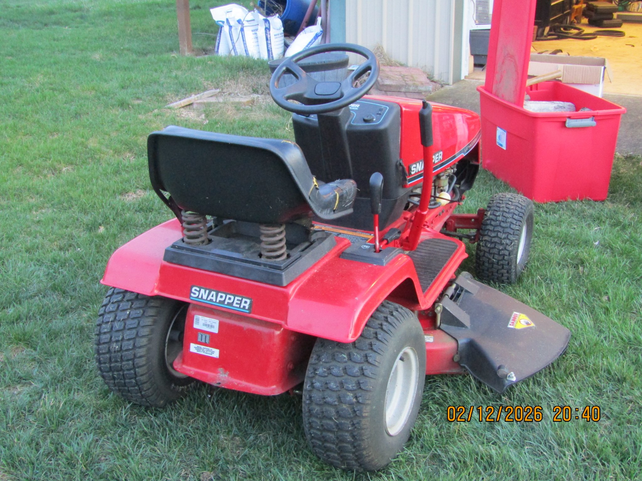 1999 snapper lawn mower 38 inch deck $450 OBO - Lawn Mowers - Pitsburg ...