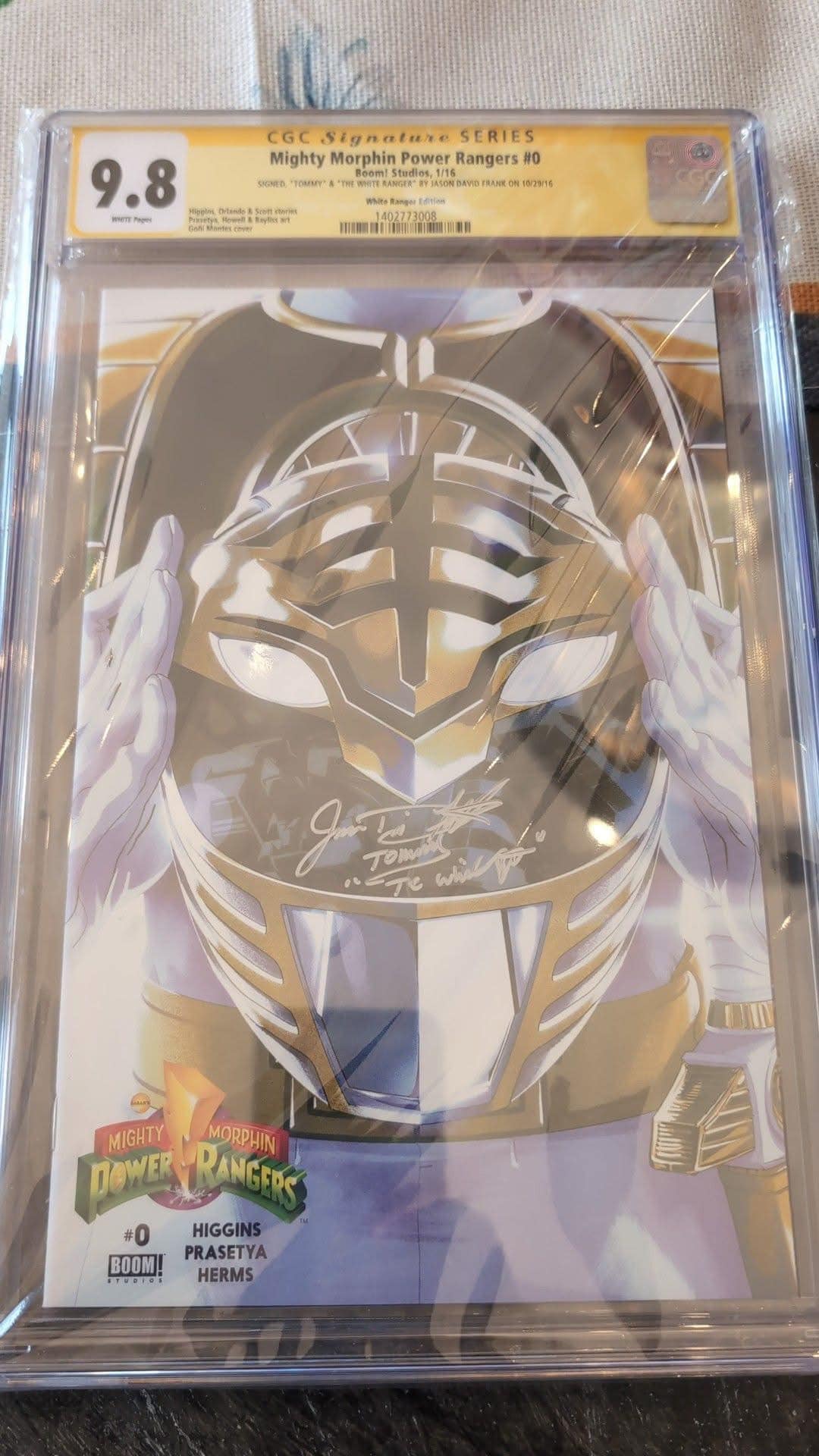 Jason David Frank Signed Comic Gift