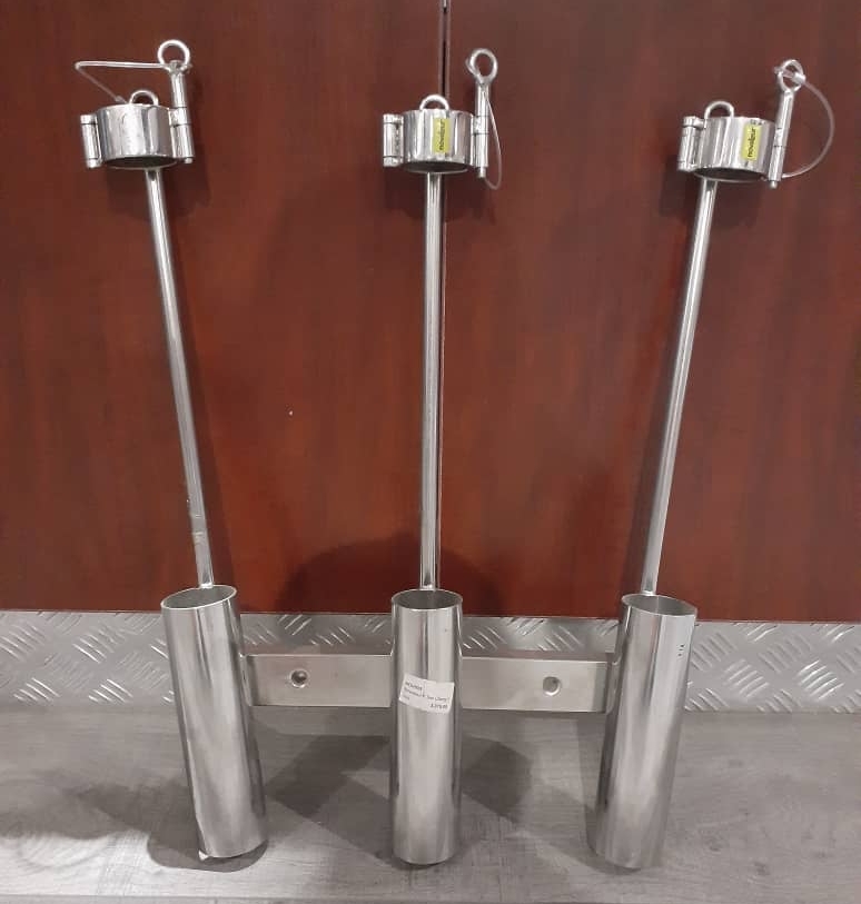 fishing rod holders for bakkies The Rig Keep your fishing rods secure and ready for action with the Rush Creek Go Anywhere 5 Stainless steel rod holders |