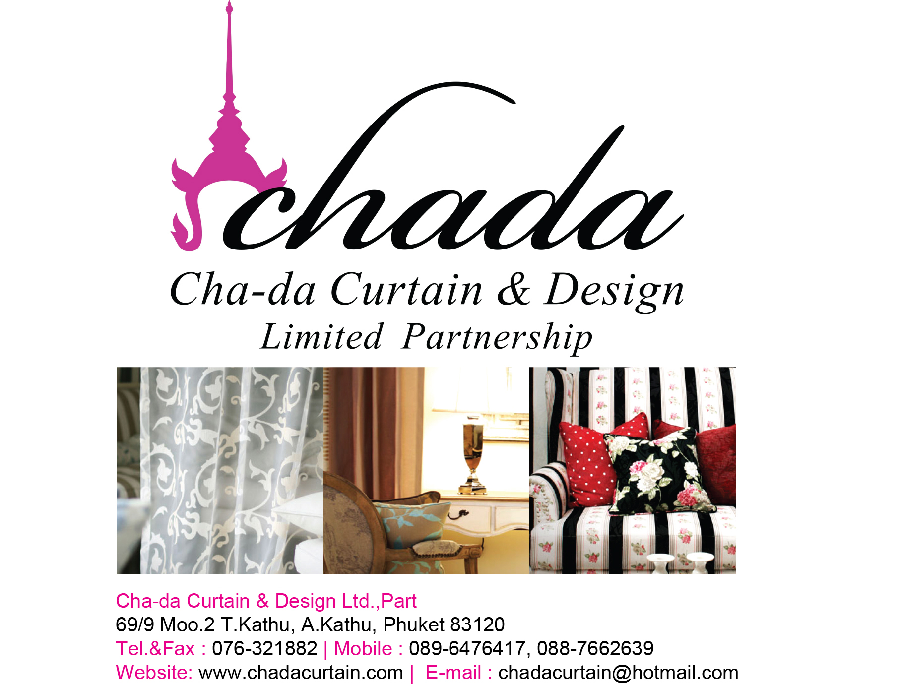 ขอบคุณที่ไว้วางใจ ชฎา... - Chada Curtain & Design Ltd.,Part