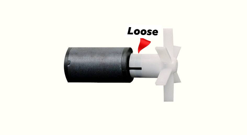 Fluval Magnetic Impeller Replacement - Straight Fan Blades For 104, 105, 204, 205 Filters