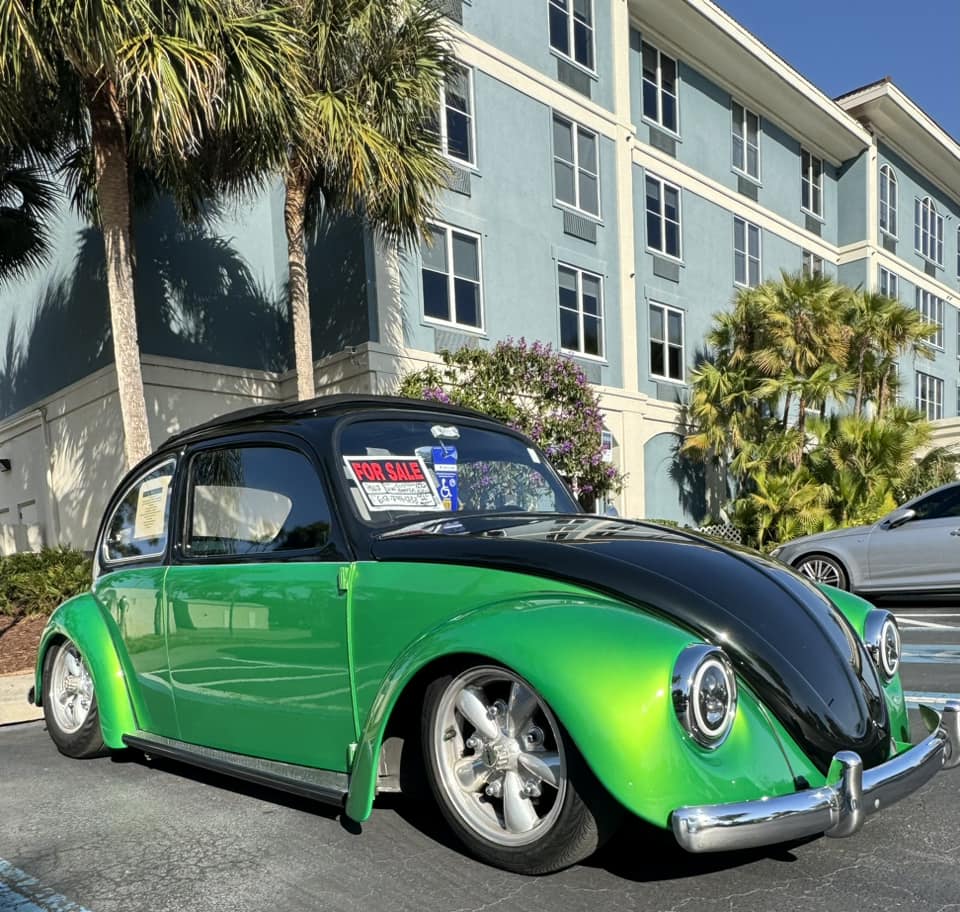 Hippy styled 1967 Volkswagen Convertible. 2/2