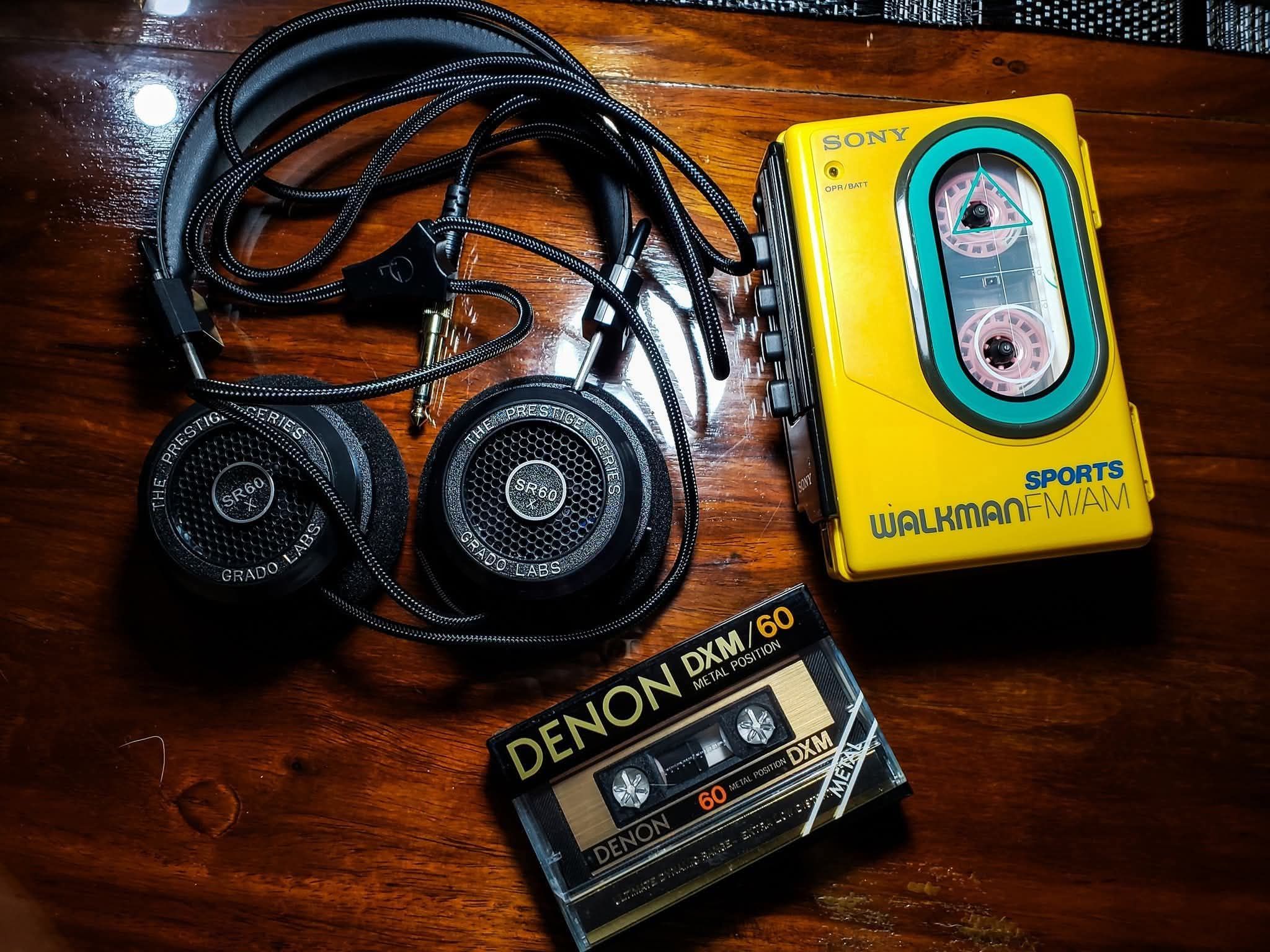 Grado sr60x sounds superb with walkman