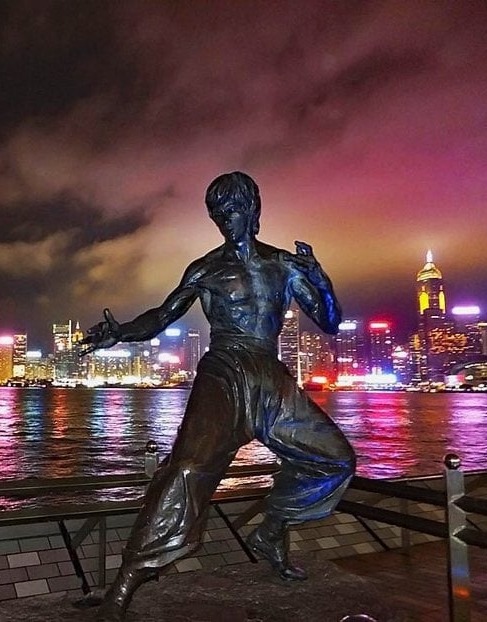 From SCMP HK: A life-size statue of the late kung fu legend Bruce
