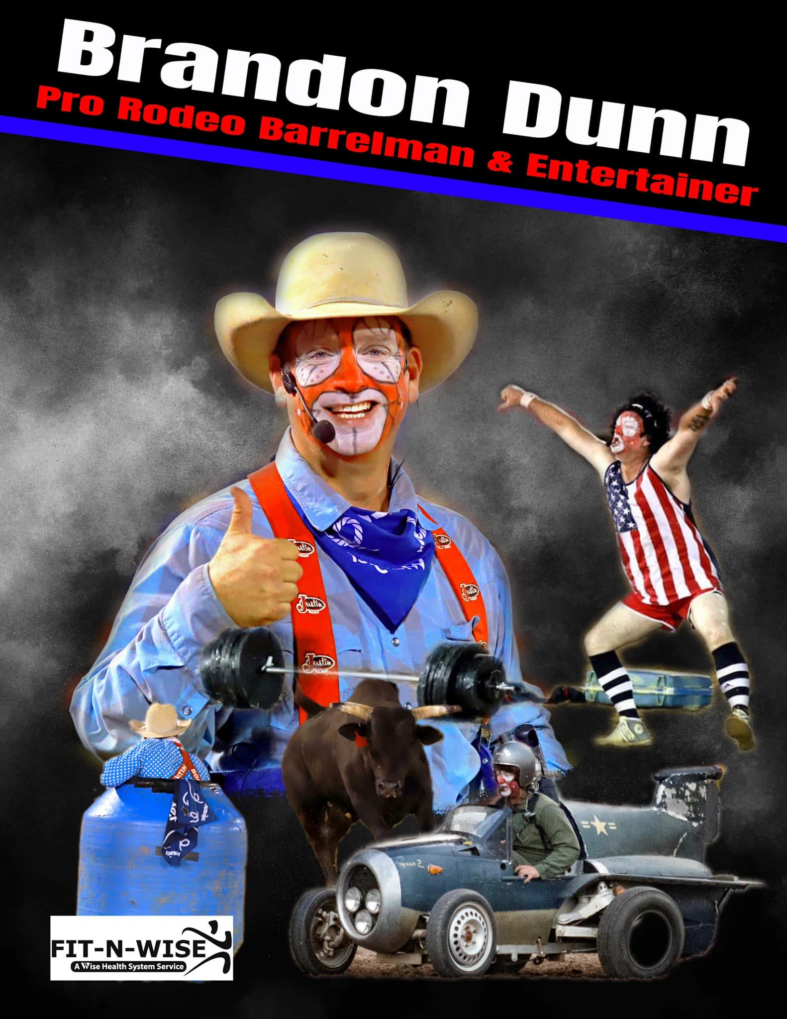 Brandon Dunn Pro Rodeo Barrelman & Entertainer