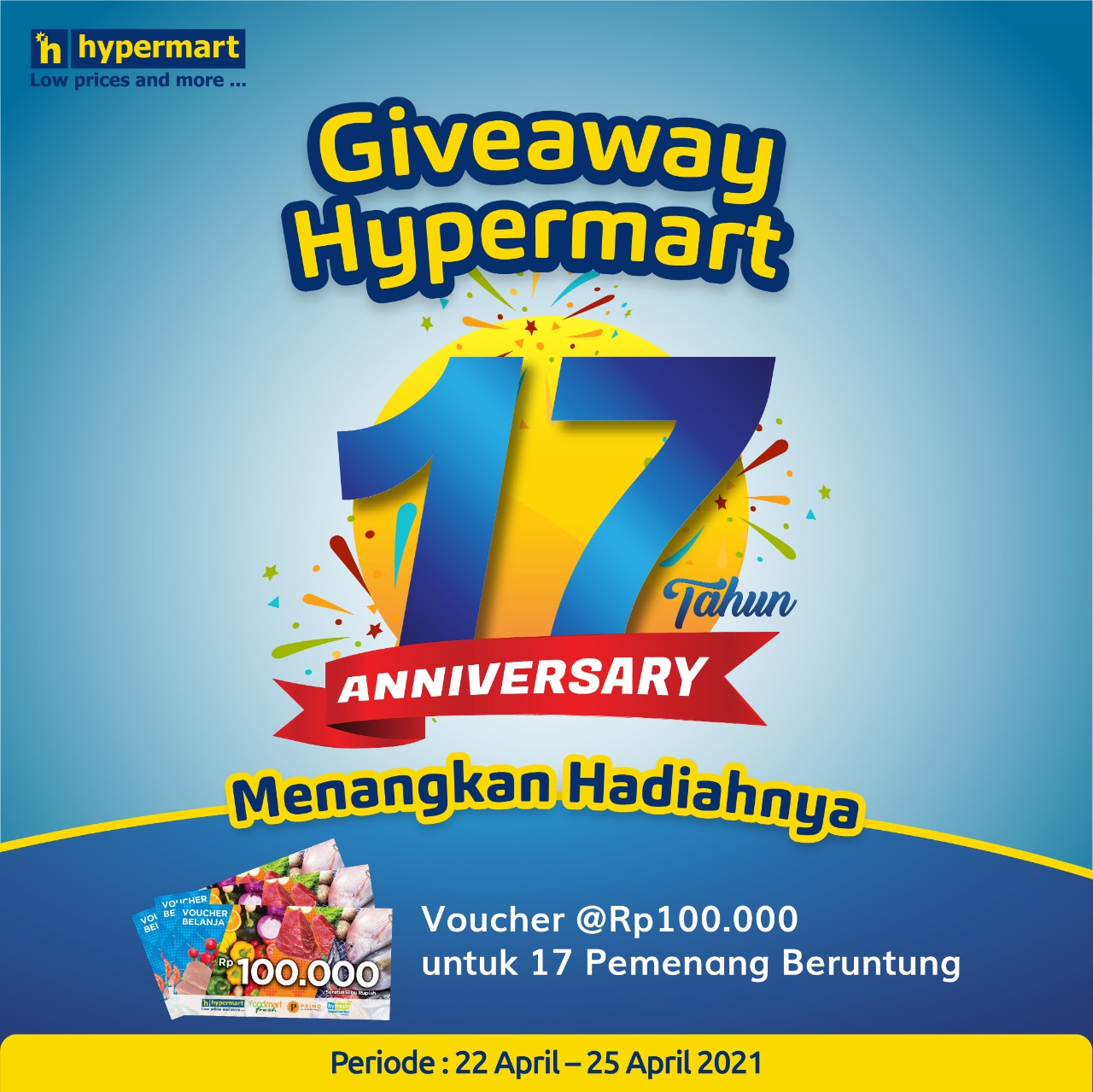 Hypermart - 😍😍😍 Merayakan Anniversary Hypermart yang ke...
