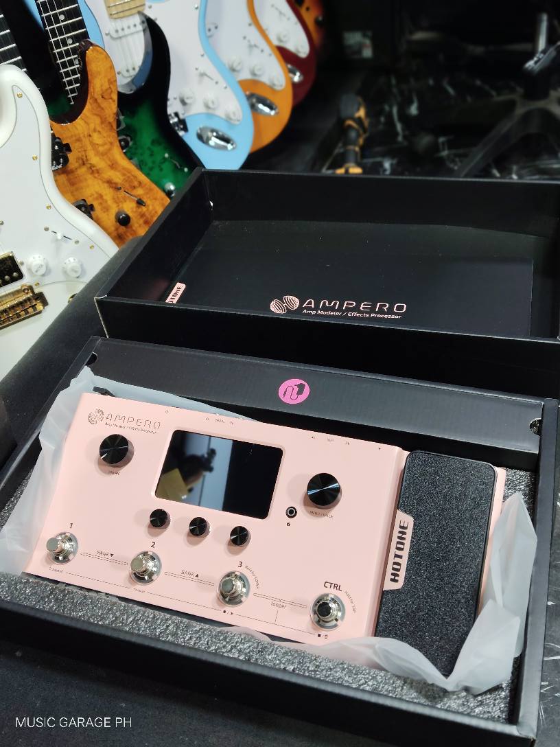 Get colorful with Hotone's Ampero MP-100PK in a pink colorway! The