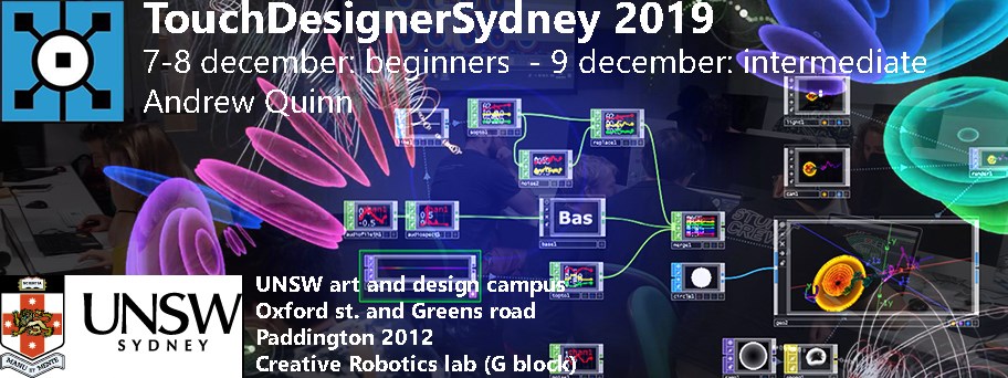 TouchDesigner course:Sydney
