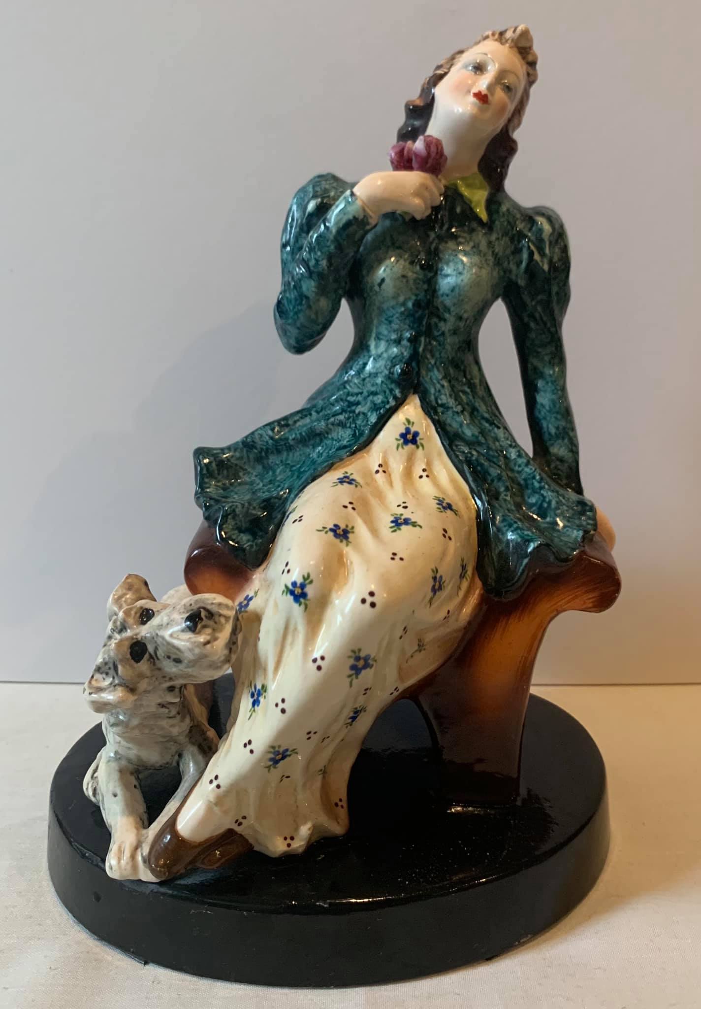 Vintage Mioj figurine from Occupied Japan