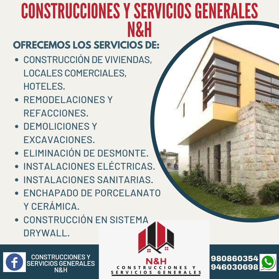 Construcciones y Servicios Generales N&H - Home