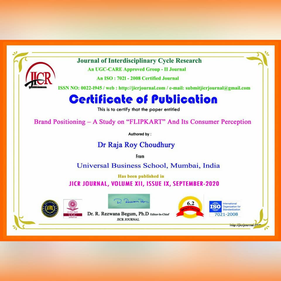 Congratulations to Dr Raja R... - Universal Business School