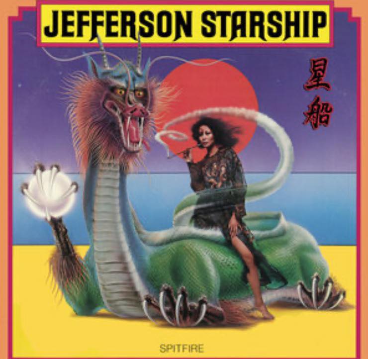 Jefferson Starship's debut album, DRAGON FLY, was released on this