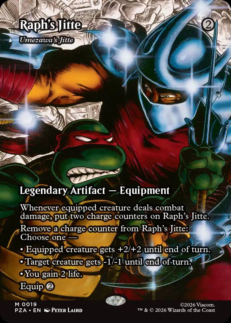Raphael's weapon change explained