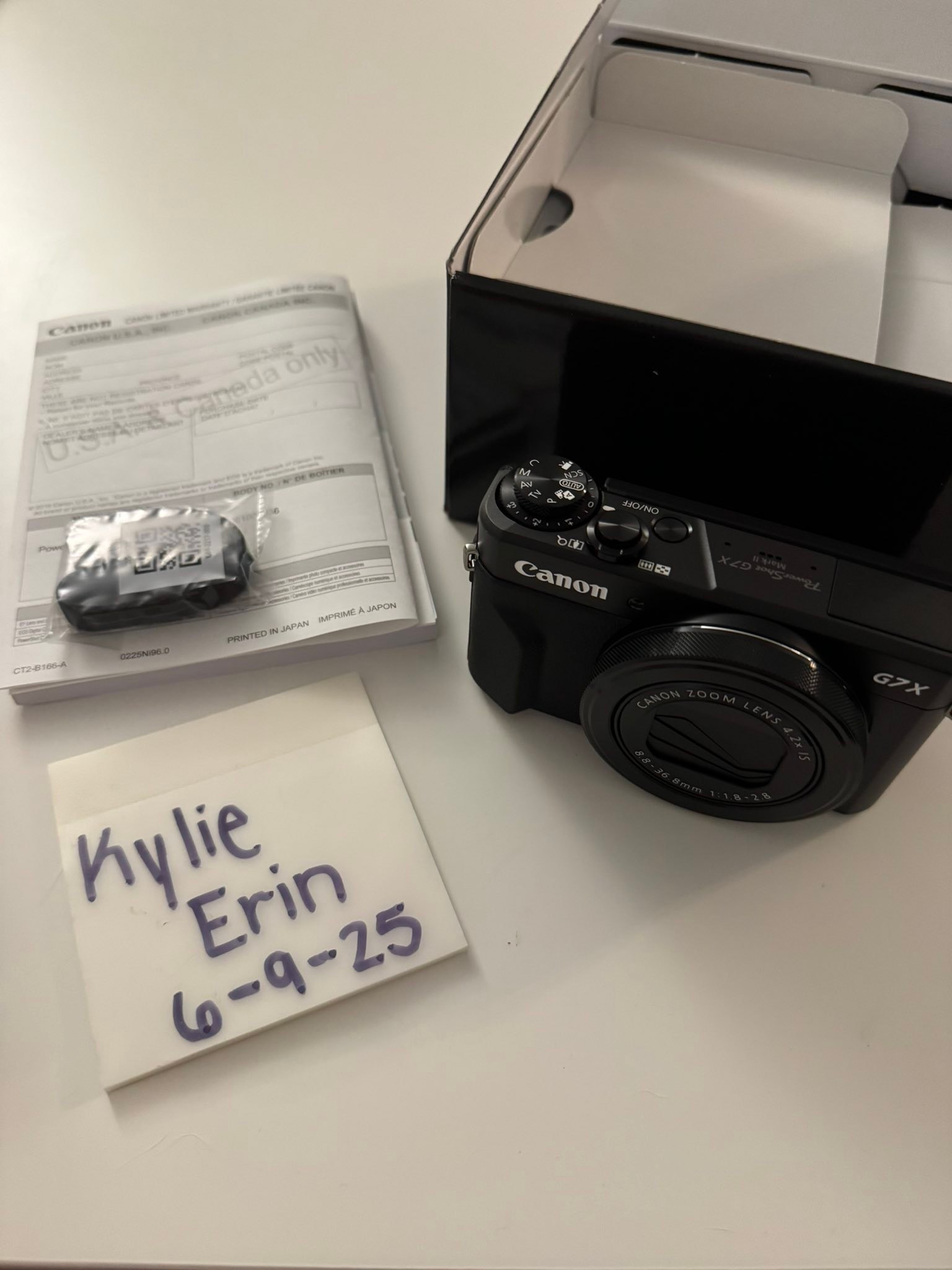 Brand new Canon G7 X Mark II for sale in Las Vegas