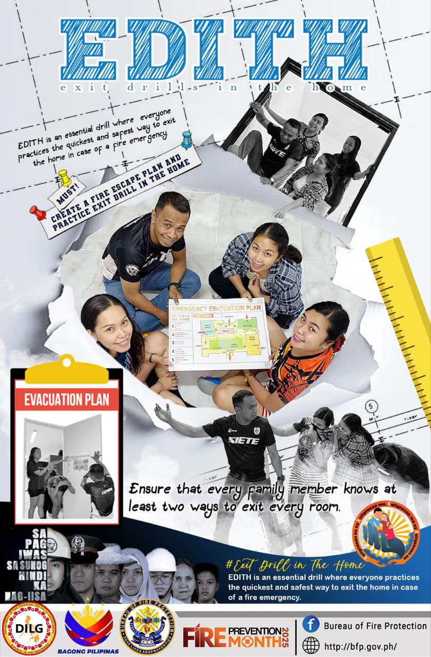 Bfp Barmm - 15 March 2025 | Fire Safety Tips💡 📌E.D.I.T.H (Exit Drill in ...