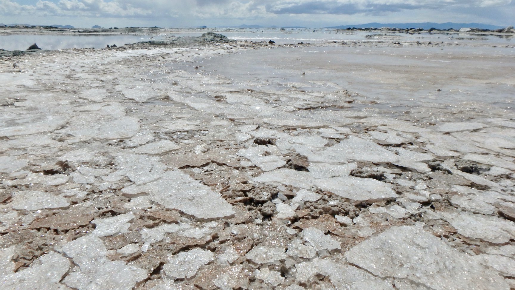 Shattered halite rafts along brine... - Applied Stratigraphix | Facebook