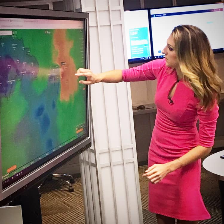 Britley Ritz - I gave my first hurricane briefing to a...