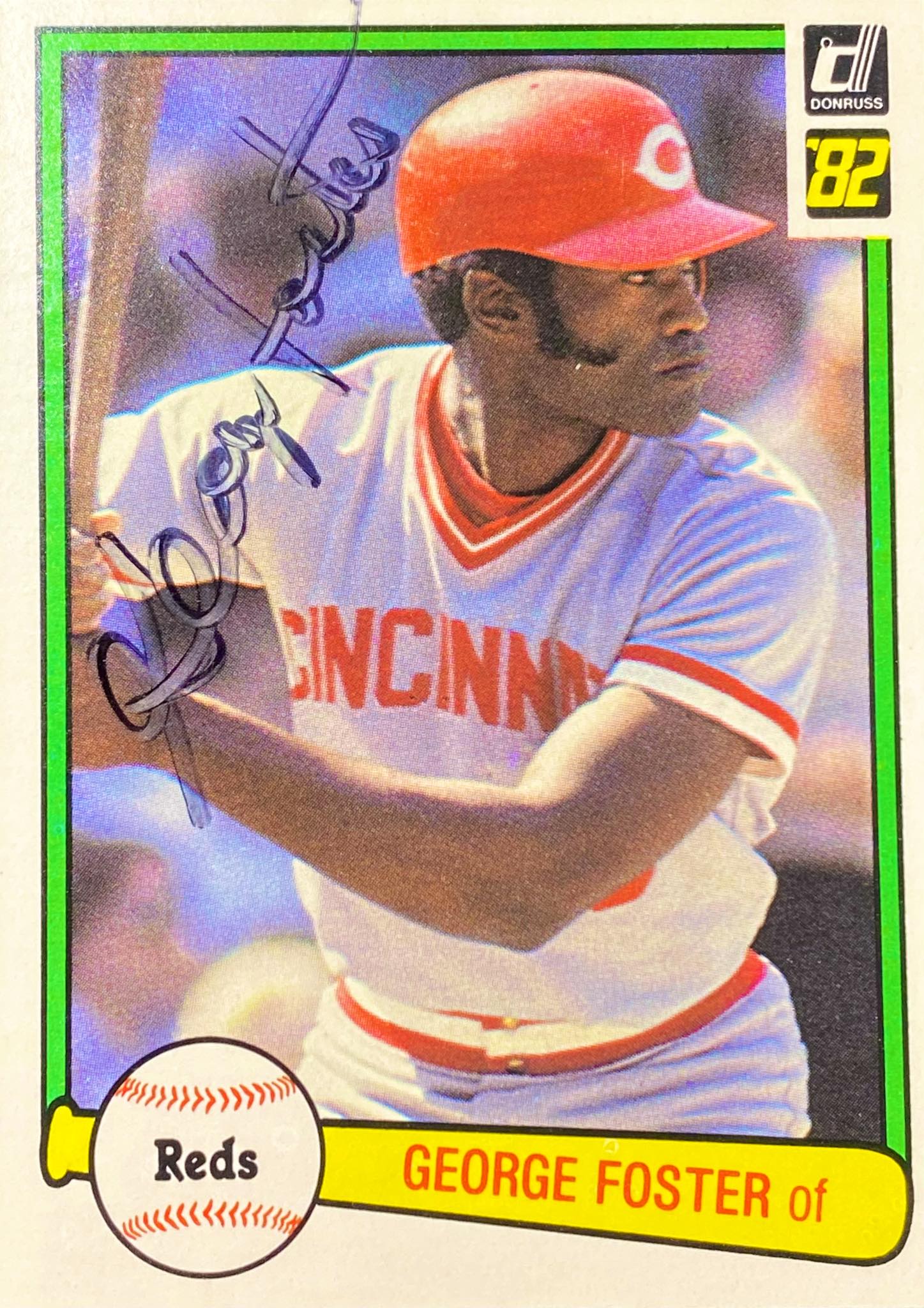 George Foster” will be signing autographs Saturday 10-4