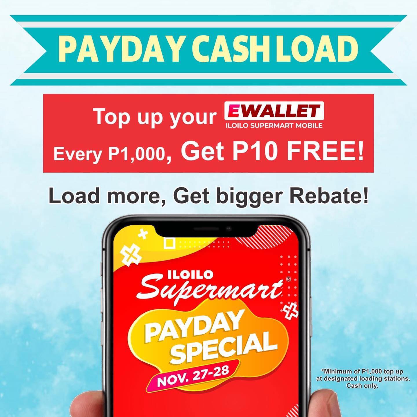 Iloilo Supermart - ⚠️SEE YOU TOMORROW⚠️ A Payday Cashload treat is ...