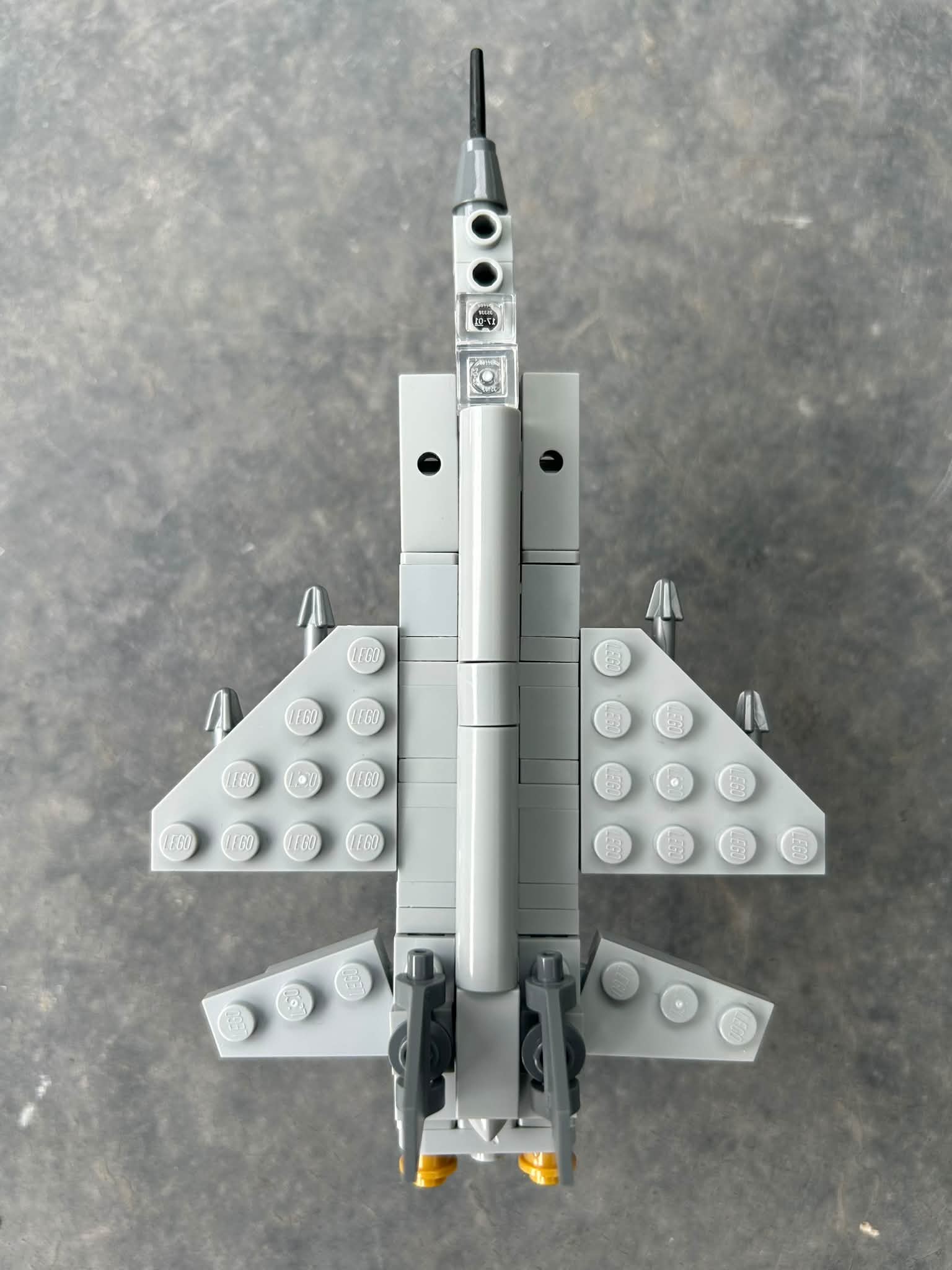Turned the LEGO 77244 Mercedes-AMG F1 W15 into a U-Wing inspired