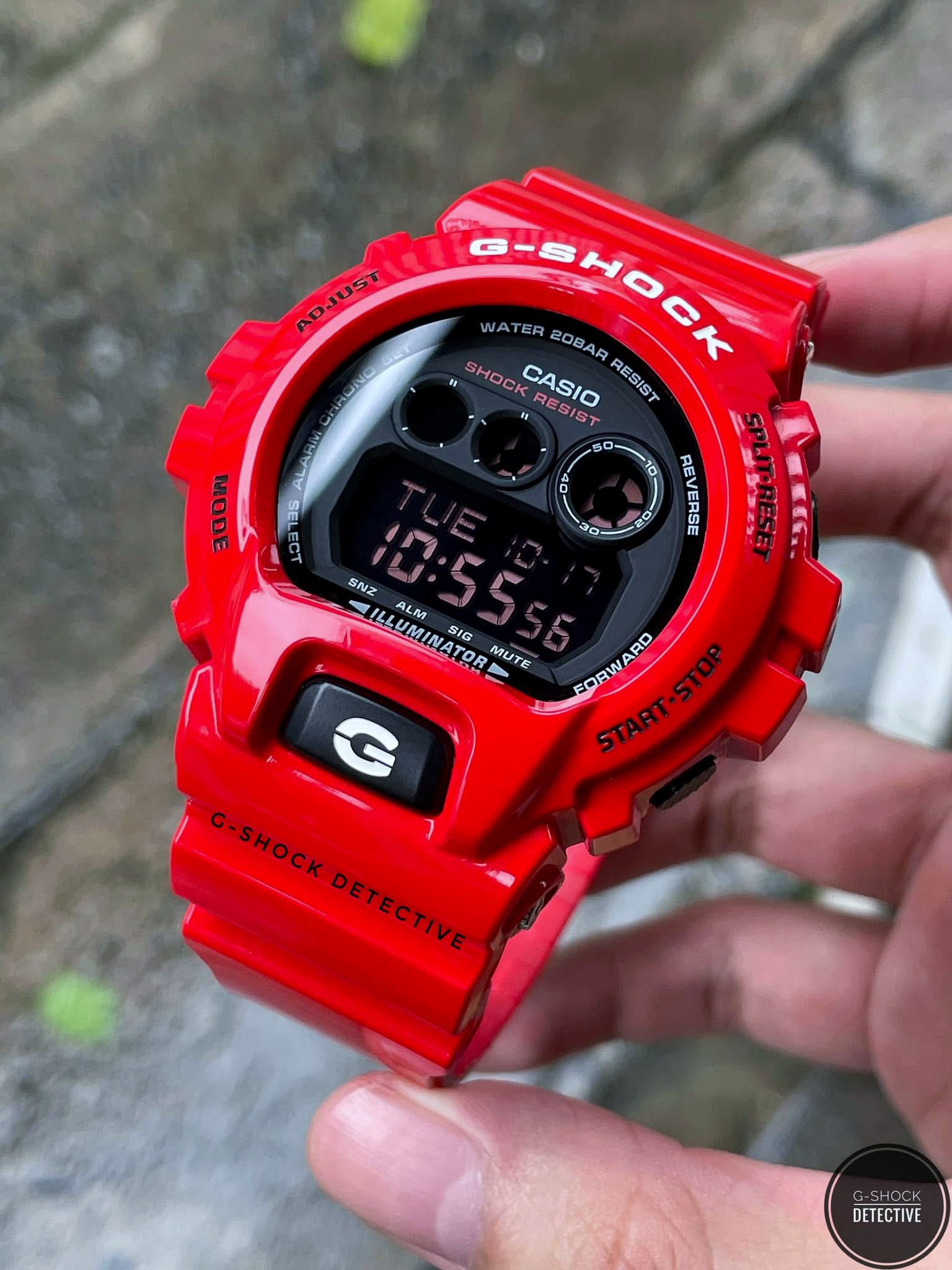 Mint Casio G-Shock GD-X6900RD-4 Solid Red watch for sale