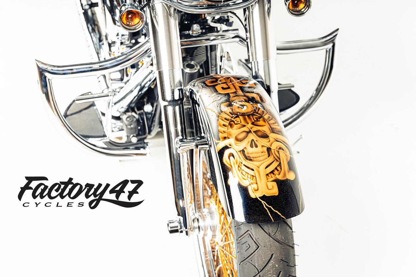 Factory 47 🔥 Shield front highway bar... - Factory 47 Cycles | Facebook