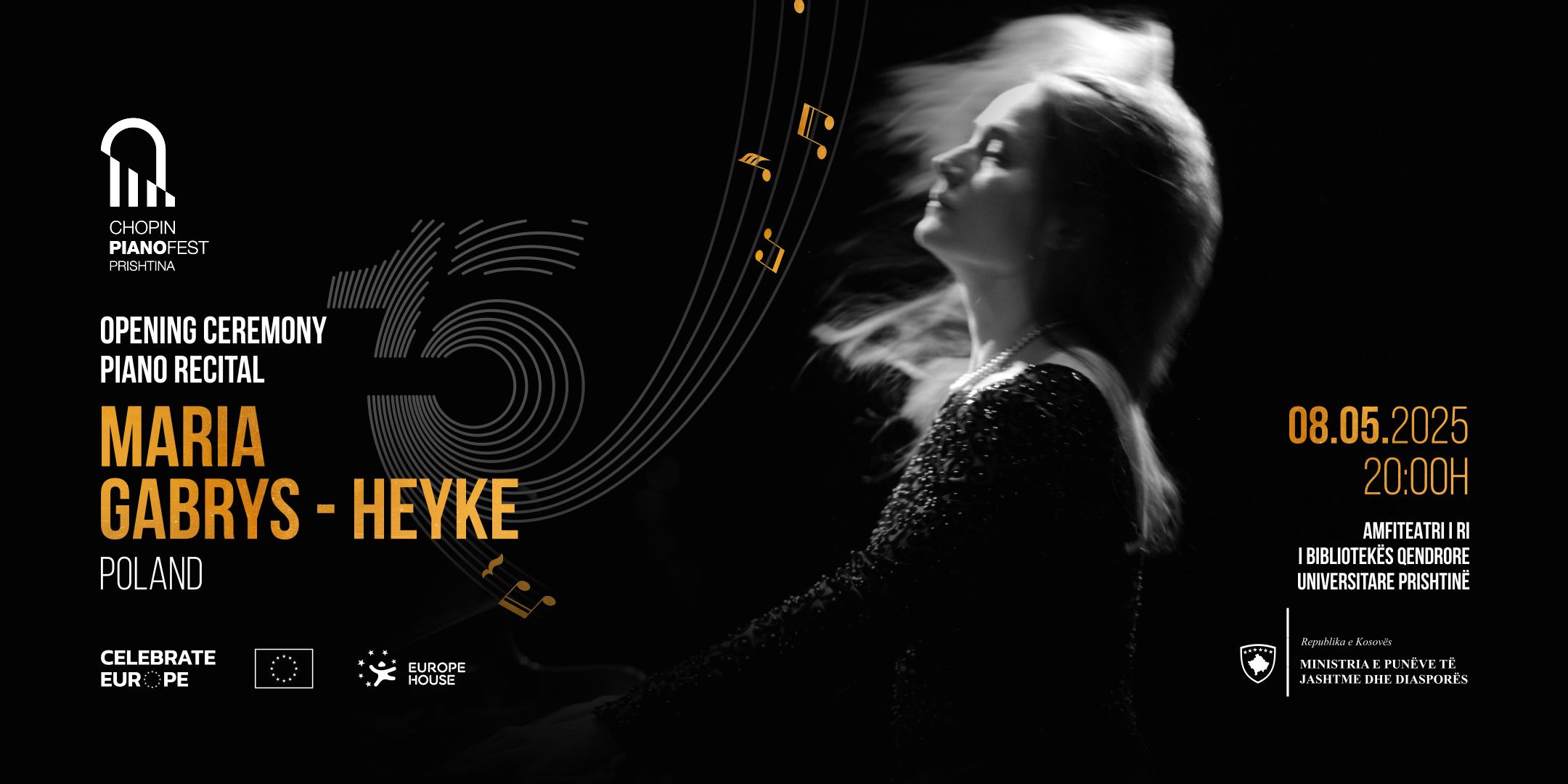 Chopin Piano Fest Prishtina 15 // Maria Ludwika Gabryś-Heyke