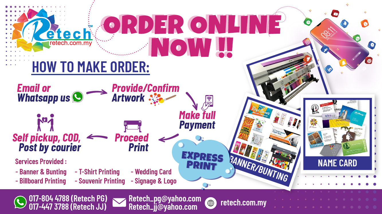 Retech Print Shoppe Sdn Bhd | Johor Bahru