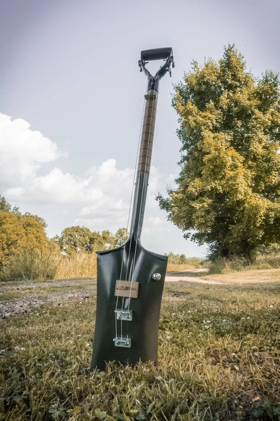 Justin Johnson Signature Shovel Guitars available at: www