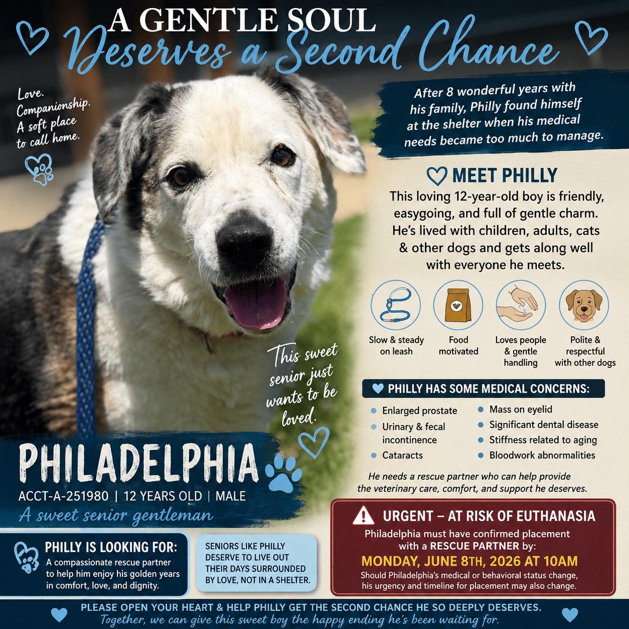 コール Please be the reason Philadelphia spends his last years lived