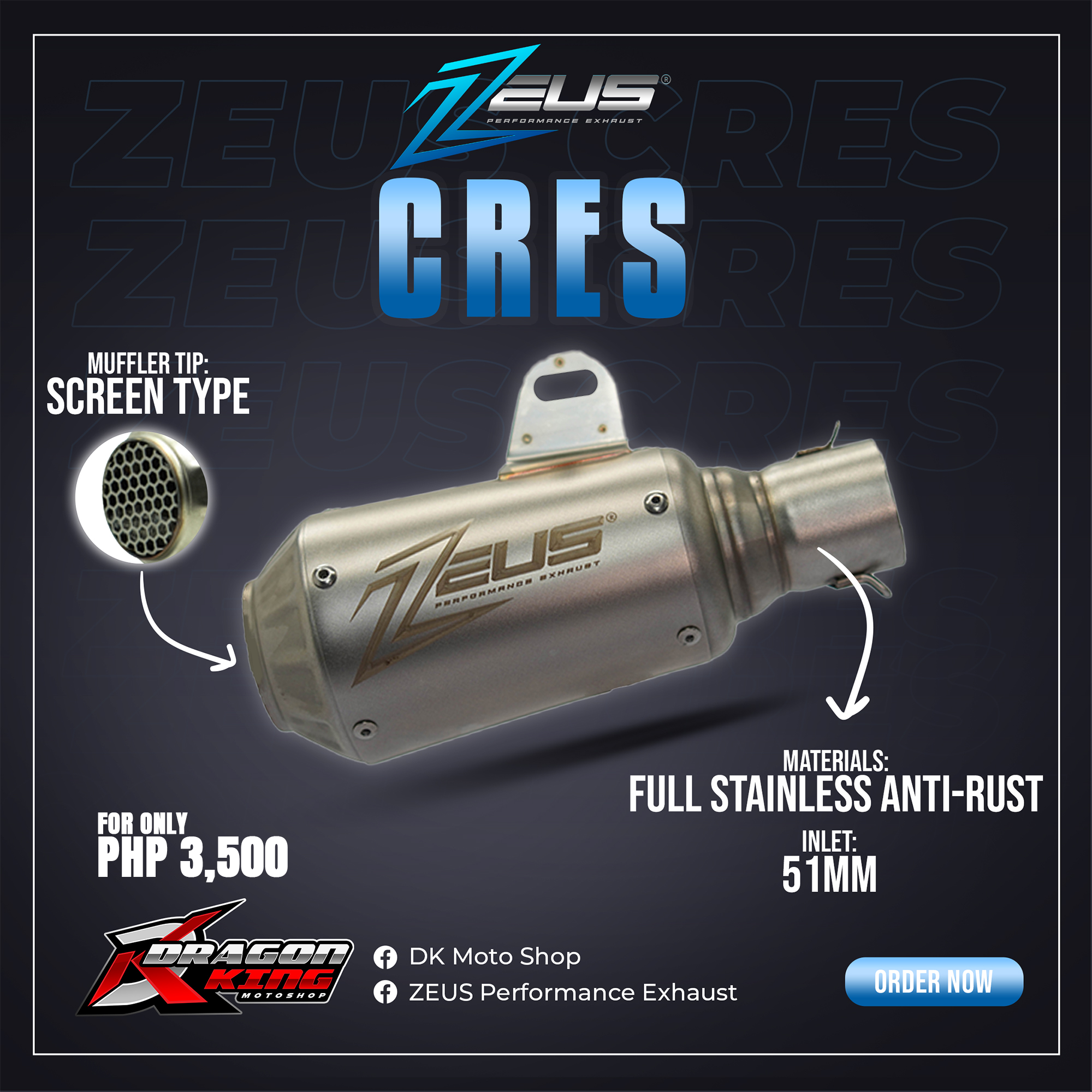 Experience the roar of power with the Zeus Cres Performance
