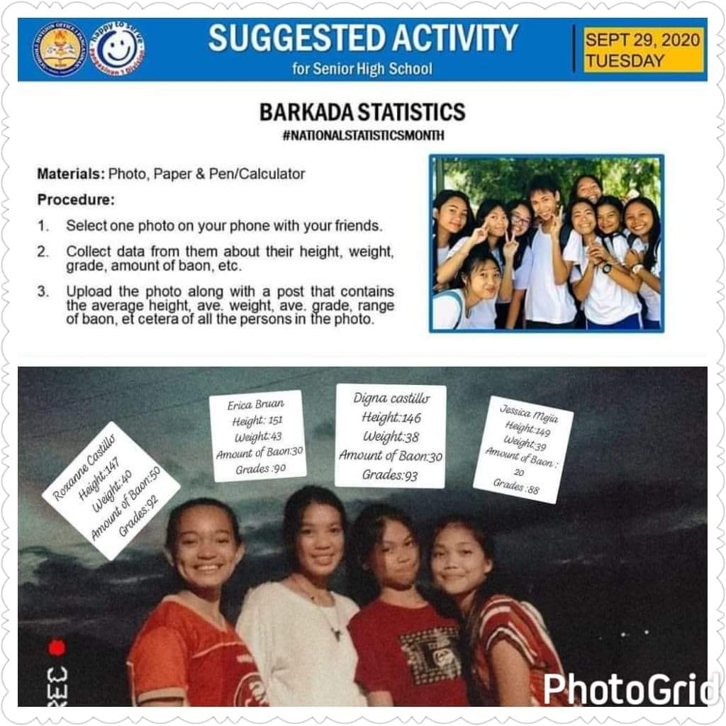 BARKADA STATISTICS... - DepEd Tayo Aliaga NHS 300156