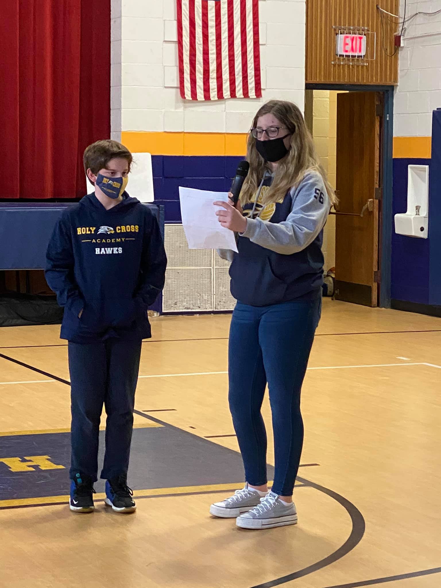 The students in grades 3-8th have... - Holy Cross Academy | Facebook