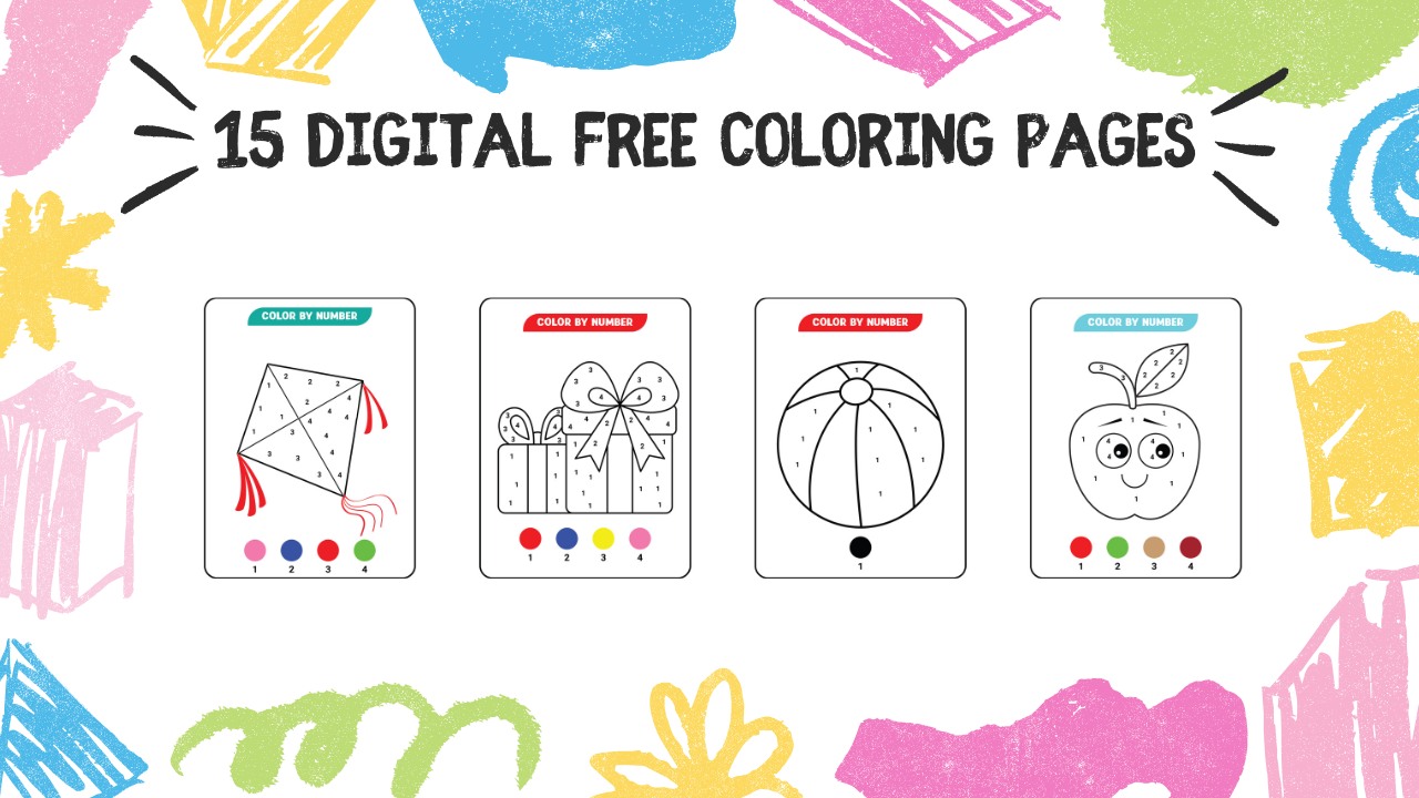 Taga-Deped Ako Kinder | 15 Digital Free Coloring Pages