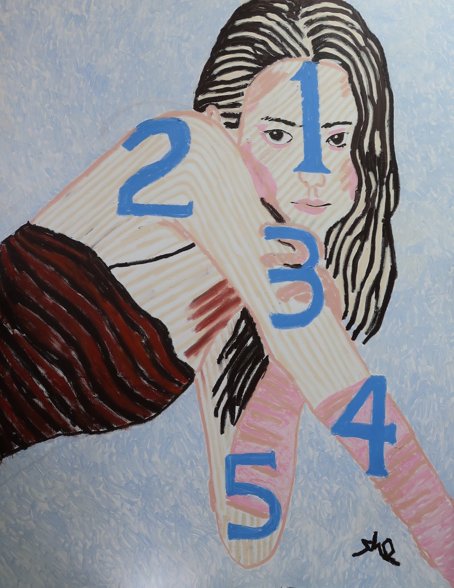 오상훈 - 오상훈 Sanghoon Oh/ 사람 부분에 숫자 붙이기 Nnmbering on body parts (Letter ...
