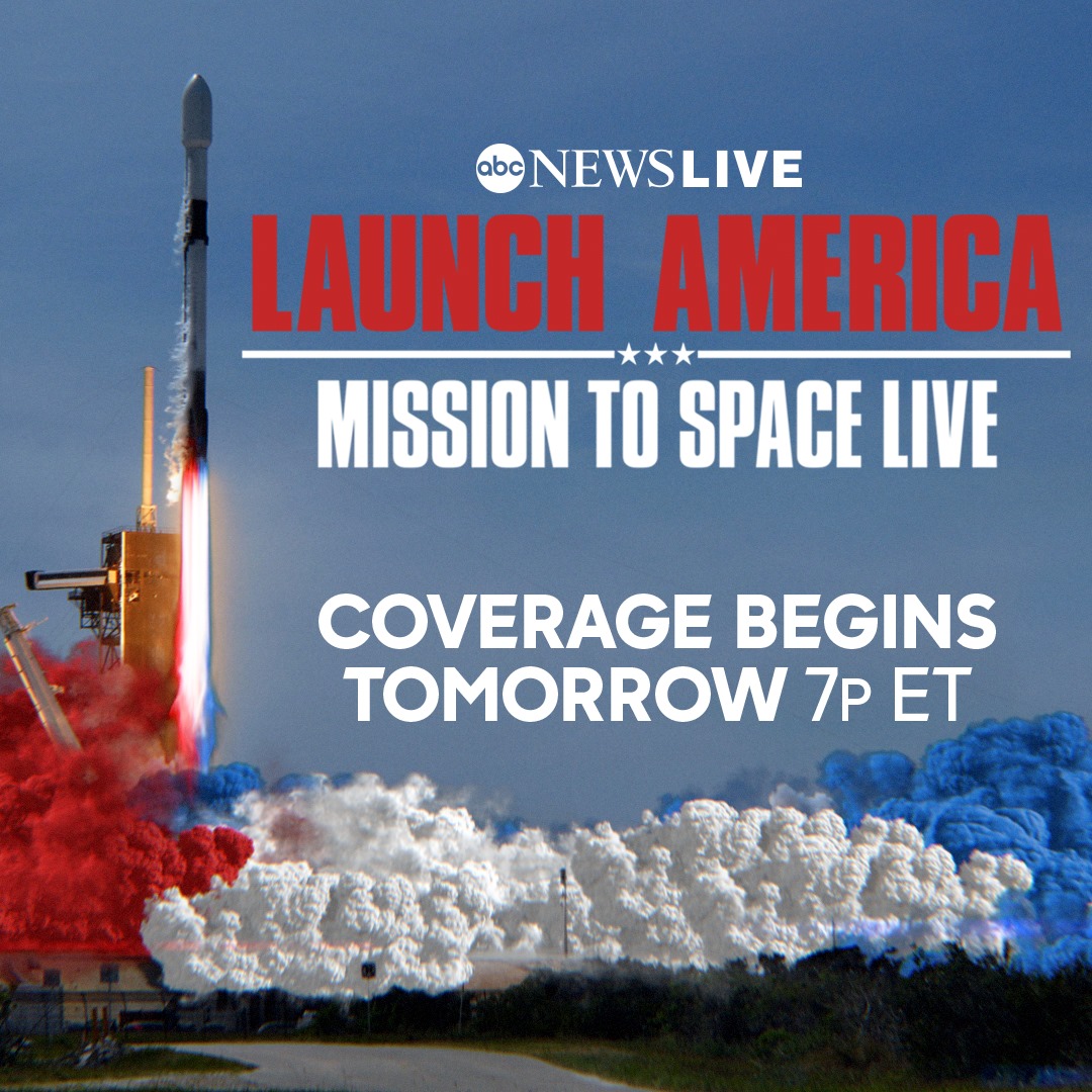 ABC News Live - UPDATE: Due to weather conditions, NASA...