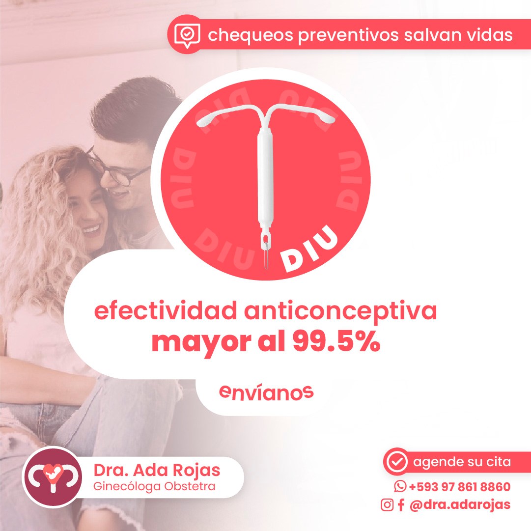 Dra. Ada Rojas - ☑️ El DIU es un método anticonceptivo muy...