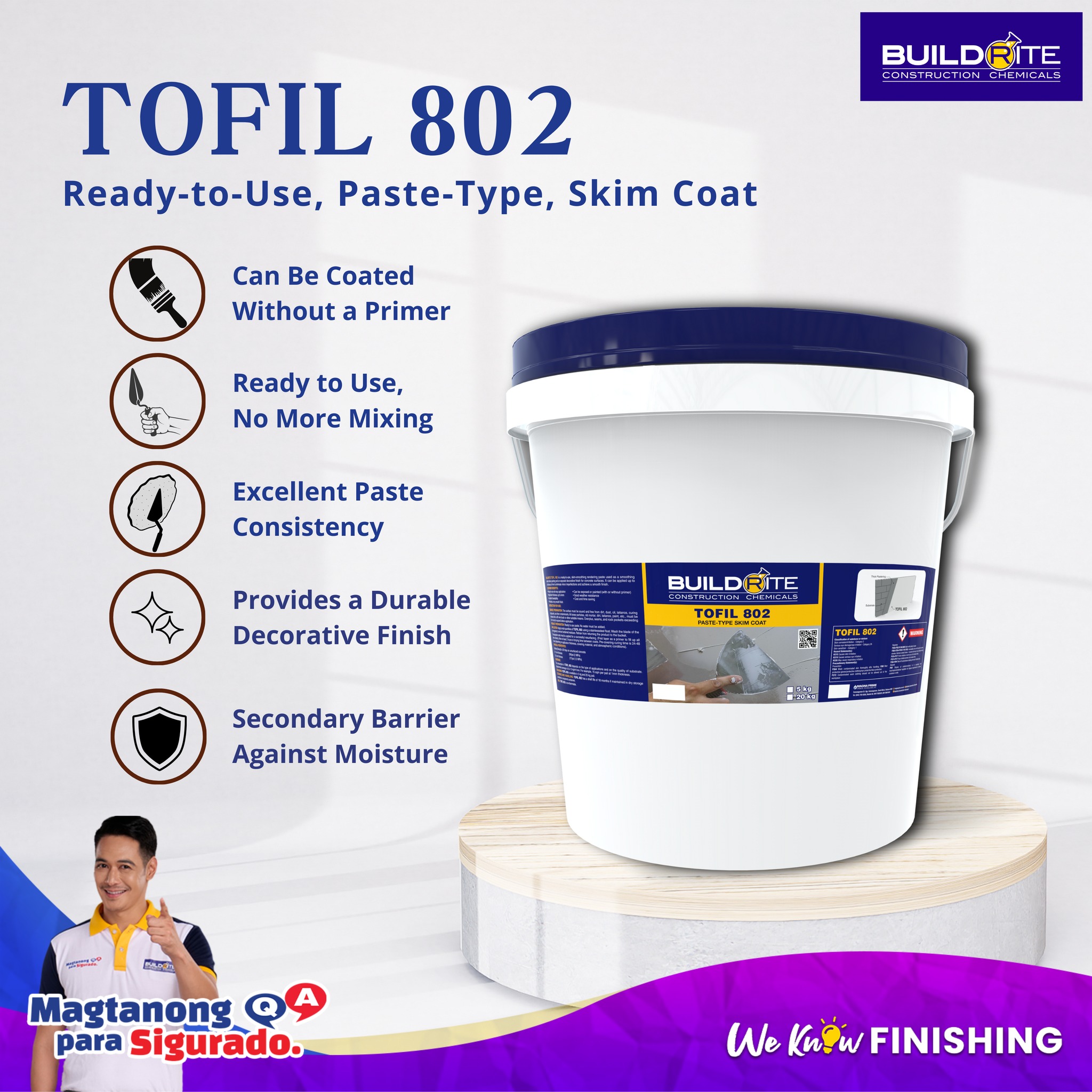 Buildrite - There are many benefits of using a paste-type skim coat: 1 ...