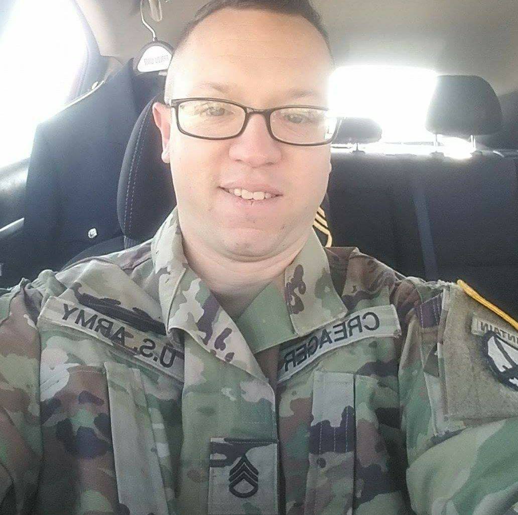 US Army Recruiting Staff Sergeant Creager