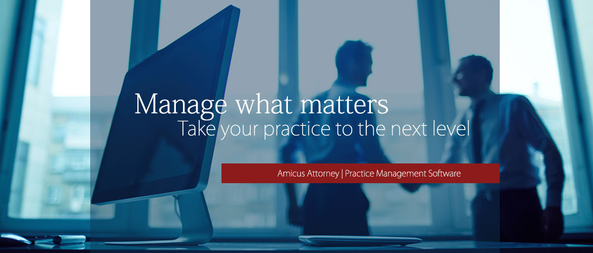 Amicus Attorney - The World's Leading Practice Management Software